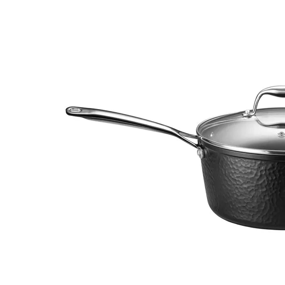 Panela Oxford Gourmet Martelado Antiaderente 18cm Alumínio para Indução Forno