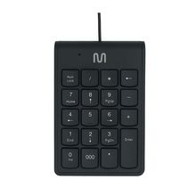 Teclado Numérico com Fio USB até 120cm c/ Tecla 000 Preto Multi (Multilaser) - TC227 TC227
