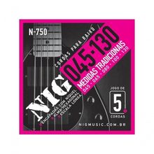Encordoamento Para Baixo 5 Cordas .045 N750 Nig