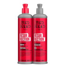 Kit Tigi Bed Head Resurrection Shampoo e Condicionador Reparação Intensa
