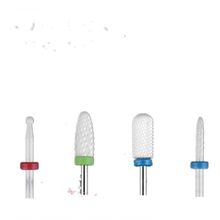 Kit 4 Broca Cerâmica Unha Gel Acrigel Porcelana