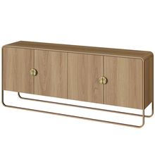 Buffet Aparador Organico 4 Portas 180 Cm 28075 Artesano Hanover Dourado