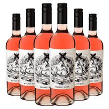 Kit 6 Garrafas Cordero com Piel de Lobo Malbec Rosé