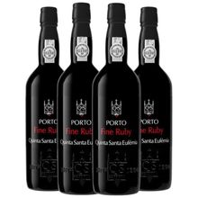 Kit 4 Vinhos Do Porto Fine Ruby