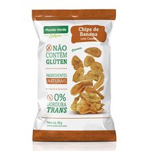 Chips de Banana com Açúcar e Canela Mundo Verde 40g