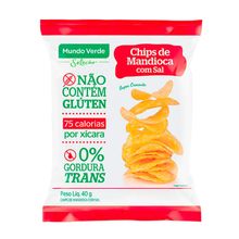 Chips de Mandioca com Sal Mundo Verde Mundo Verde 40g