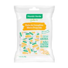 Bala de Gengibre com Mel e Própolis Mundo Verde  40g