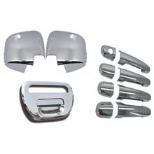 Kit Aplique Cromado Maçaneta Retrovisor Traseira L200 Triton 2008 à 2013