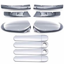 Kit Aplique Cromado Maçaneta Retrovisor Grade Volkswagen Fox 2003 à 2007