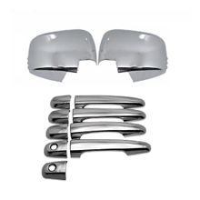 Kit Aplique Cromado Maçaneta Retrovisor Mitsubishi Pajero Dakar 2009 à 2013