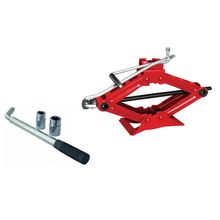 Kit Estepe Para Carros Macaco Sanfona 1000 Kg + Chave Roda Alongável