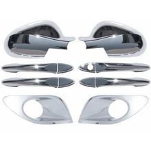 Aplique Cromado Maçanetas Retrovisor Milha J3 J3 Turin 2017