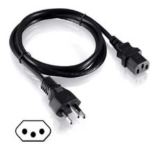 Cabo Força de Energia para Fonte de PC, Monitor e TV 1,5 Mts