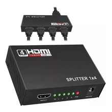 Distribuidor Hdmi Splitter 1x4 Divisor 4 Portas Para TV Ps3 Xbox Sky Vivo