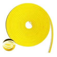 Fita Led Mangueira Neon 5 Mts Iluminação Silicone Flexível Corte 2.5 Cm - Amarelo