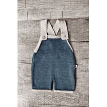 Jardineira tricot curta Coragem Verde Escuro - Cabrino Baby