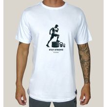 Camiseta Academia Masculina Algodão Prime WSS Old School Gym