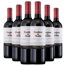 Kit 6 Garrafas Concha Y Toro Casillero Del Diablo Cabernet Sauvignon