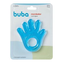 Mordedor Com Água Buba Maozinha Azul 1 Unidade