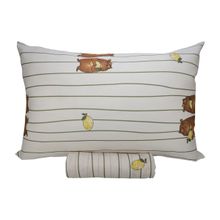 Jogo de Lençol Solteiro KazzaVip Malha Misto 70% Algodão e 30% Poliéster Estampado com Elástico 2 Peças Capivara Bege