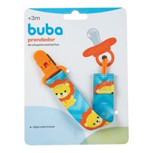 Prendedor De Chupeta Buba Animal Fun Leão 1 Unidade