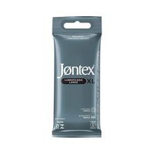 Preservativo Jontex Lubrificado XL 6 Unidades