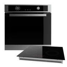 Kit Cozinha Black – Cooktop Touch 4 Bocas e Forno de Embutir 74L