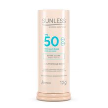 Protetor Solar Facial Sunless Stick Com Base Extra Clara FPS50 12g
