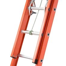 Escada de Fibra de Vidro 23 Degraus Extensível 4,2 x 7,2 Metros EAFD-23 SÍNTESE