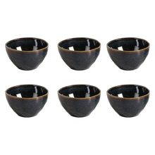 Conjunto de Bowls Orgânicos Oceano Porto Brasil em Stoneware 558ml – 6 Peças
