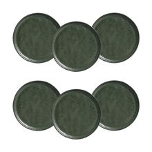 Conjunto de Pratos de Sobremesa Porto Brasil Linhas Greenery 21,5cm - 6 Peças