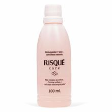 Removedor de Esmaltes Risqué Care 7 em 1 Óleos Naturais 100ml