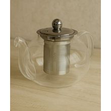 CHALEIRA DE VIDRO BOROSSILICATO COM INFUSOR 750ml