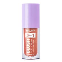 Blush Líquido Bauny Soft Cream 3 em 1 Cor Bossy 5g