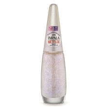 Esmalte Cremoso Impala Netflix Maratonando Top 10 Glitter Flocado