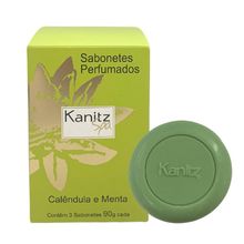 Sabonete em Barra Kanitz Spa Calêndula e Menta 3 Unidades de 90g Cada
