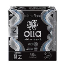 Preservativo Olla Máxima Sensação Ultra Fino 2 Unidades