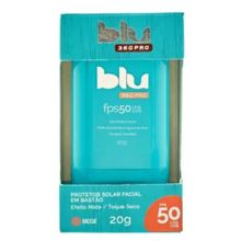 Protetor Solar Facial em Bastão Blu 360PRO FPS50 Bege 20g