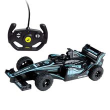 Carro Controle Remoto sem Fio Racing Preto/Verde - Dm Toys