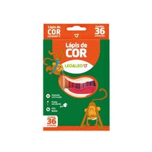 Lápis de Cor 36 Cores Sextavado - Leo & Leo