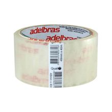 Fita PVC 48mmx40m Transparente - Adelbras