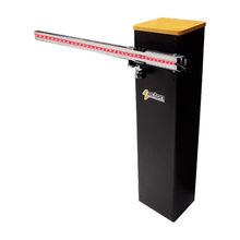 Cancela Automática Para Estacionamentos Modelo Slim V2 4,00m Com Kit Led Acton Cinza