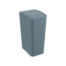 Lixeira Astra Ltc2 Com Tampa Click 8l Retangular Azul