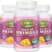 Kit 3 Óleo De Prímula 120cap