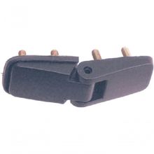 Dobradiça Externa Uso Geral Metal - Cor Preta