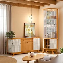 Conjunto Mônaco C/ Cristaleira Marina Cinamomo/off-white