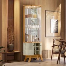 Cristaleira Marina Com Prateleiras Cumaru/opala