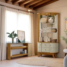 Conjunto Frizz C/ Cristaleira Moss Cumaru/opala