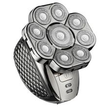 Barbeador 6 Em 1 Com 9 Laminas Cortar Cabelo Sem Fio