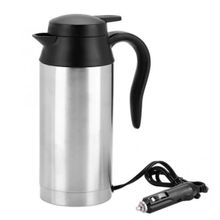 Garrafa Chaleira Térmica 600 Ml Inox 12v Veicular Elétrica Caneca